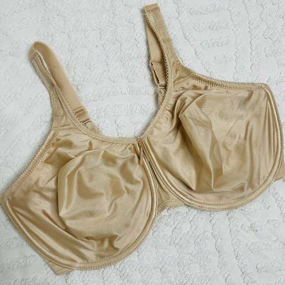 Wacoal Basic Beauty Full Figure Unlined Bra 38DDD - Picture 3 of 10